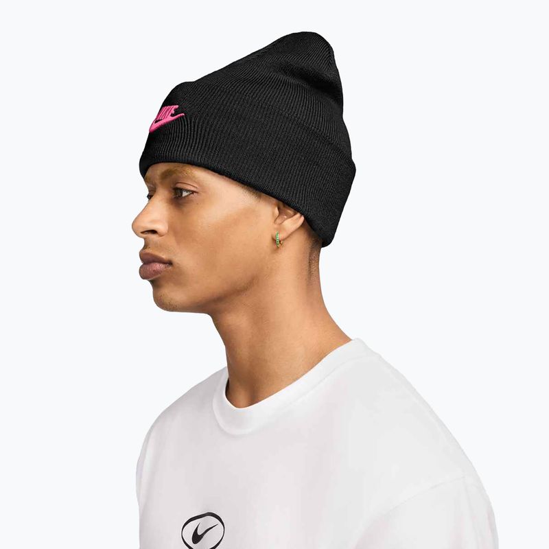 Zimná čiapka Nike Peak Futura Beanie black/pinksicle 4