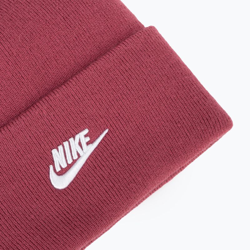Zimná čiapka Nike Peak Futura Beanie sweet beet/white 3