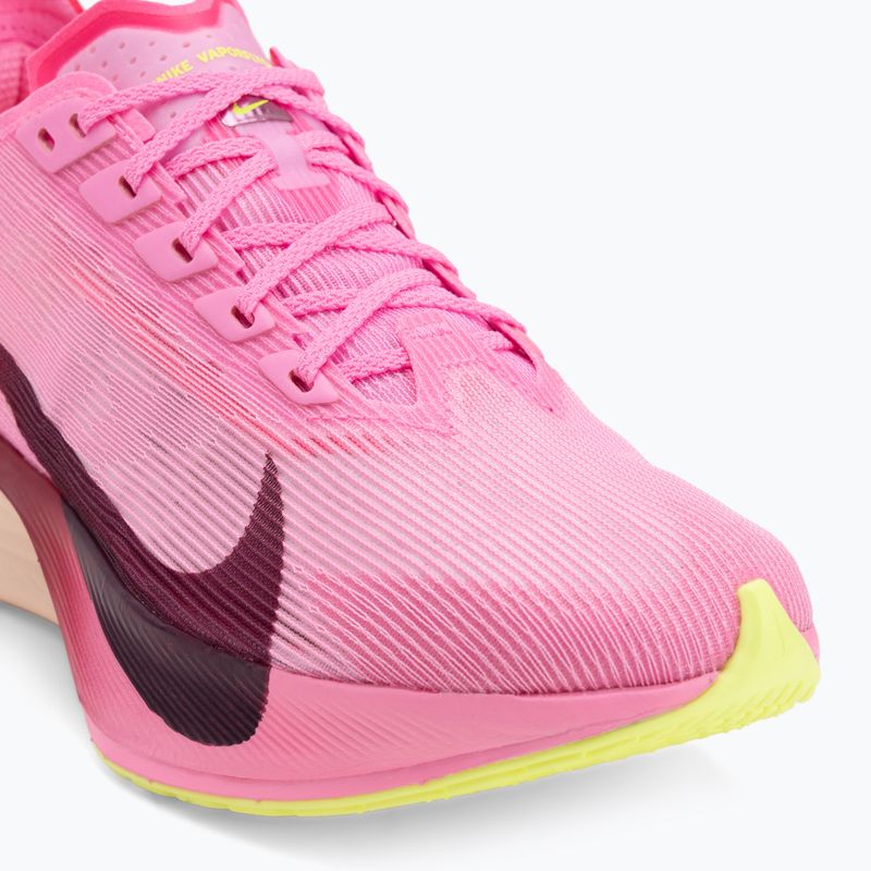 Dámske bežecké topánky Nike Vaporfly 4 pink spell/hyper pink/volt ice/bordeaux 7