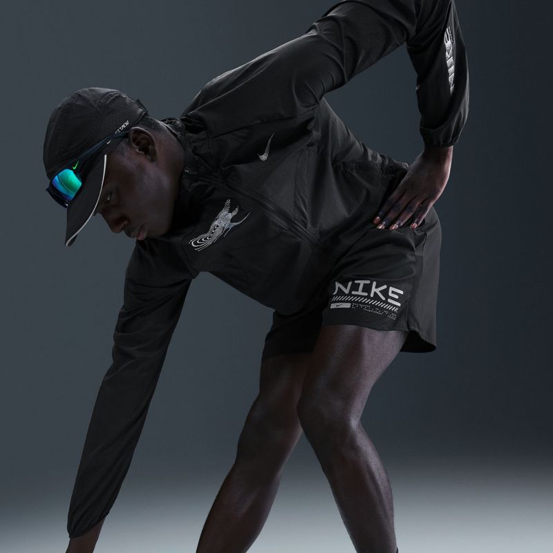 Pánske bežecké šortky Nike Challenger Winterized 2in1 black/anthracite 5