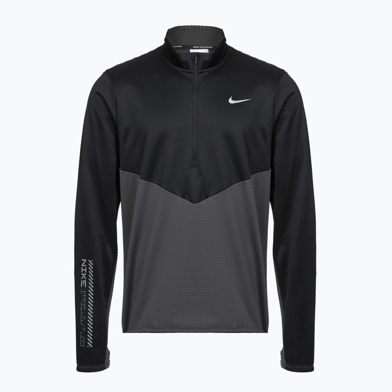 Pánska bežecká mikina Nike Pacer Winterized 1/2 Zip anthracite/black 2