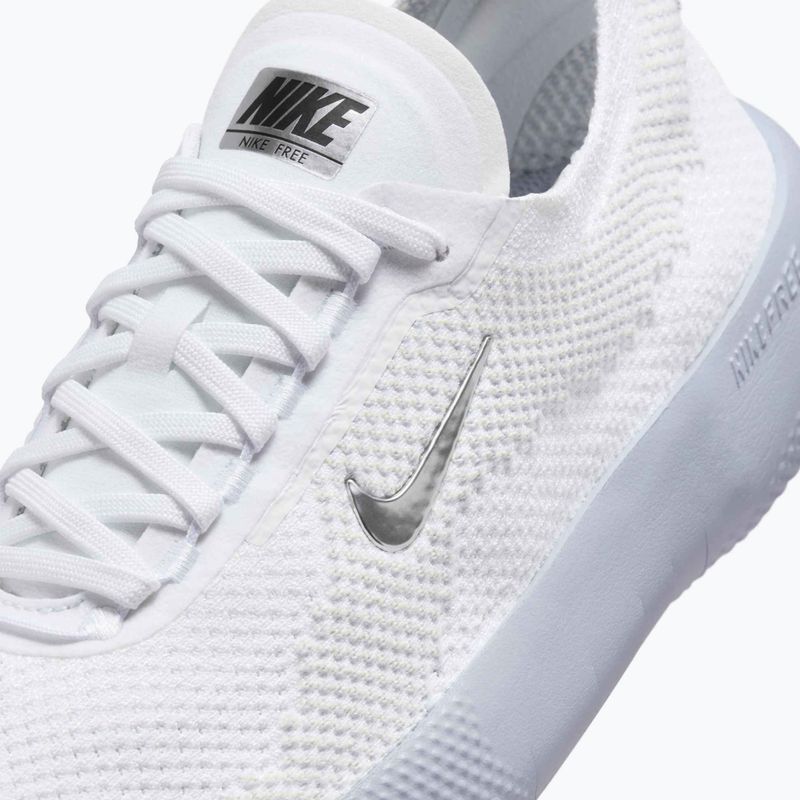 Dámske tréningové topánky Nike Free 2025 white/ghost/metallic silver 8