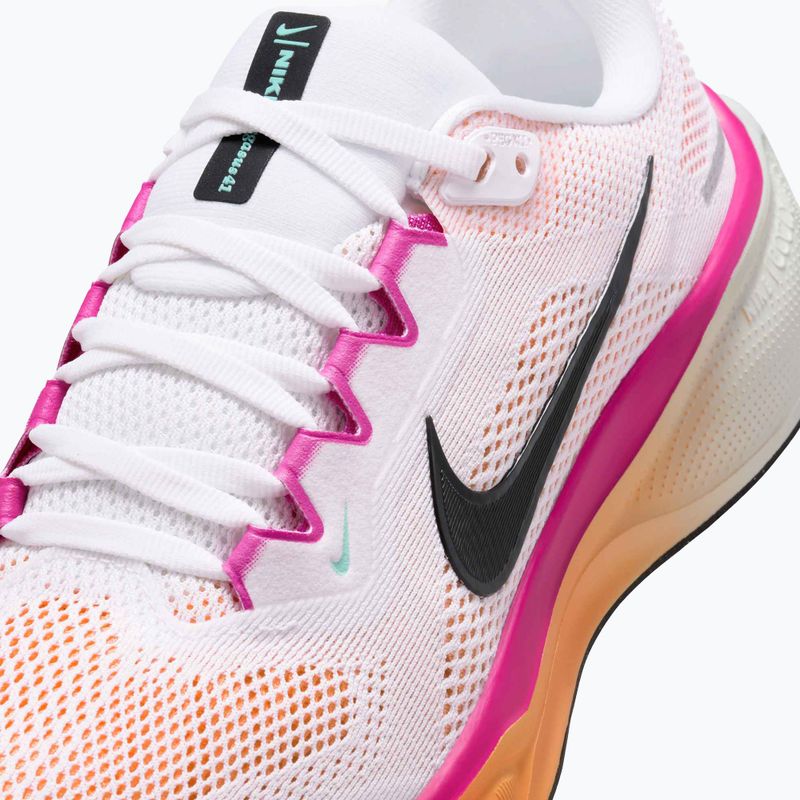 Dámske bežecké topánky Nike Pegasus 41 white/fire pink/orange pulse/black 8