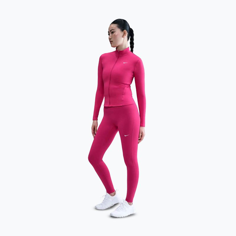 Dámske legíny Nike One Seamless Front rush pink/white 2