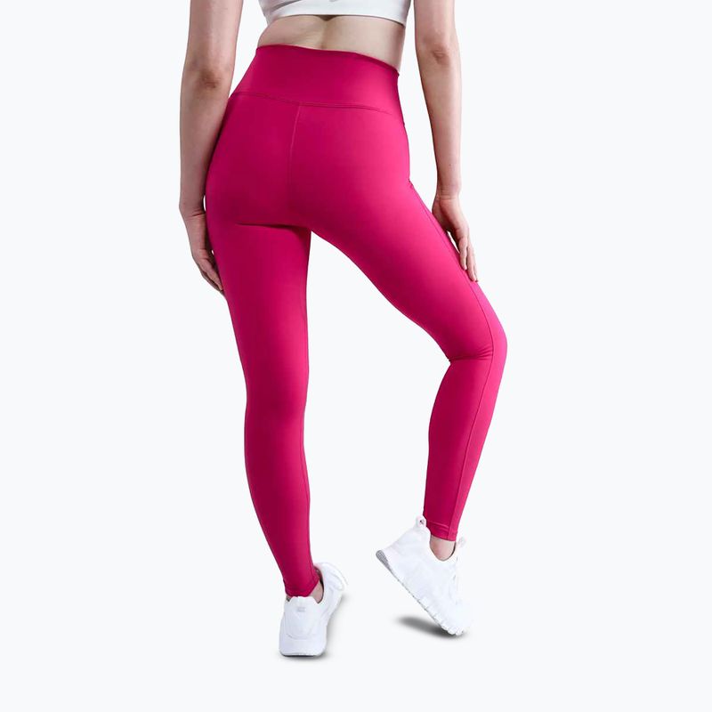 Dámske legíny Nike One Seamless Front rush pink/white 3
