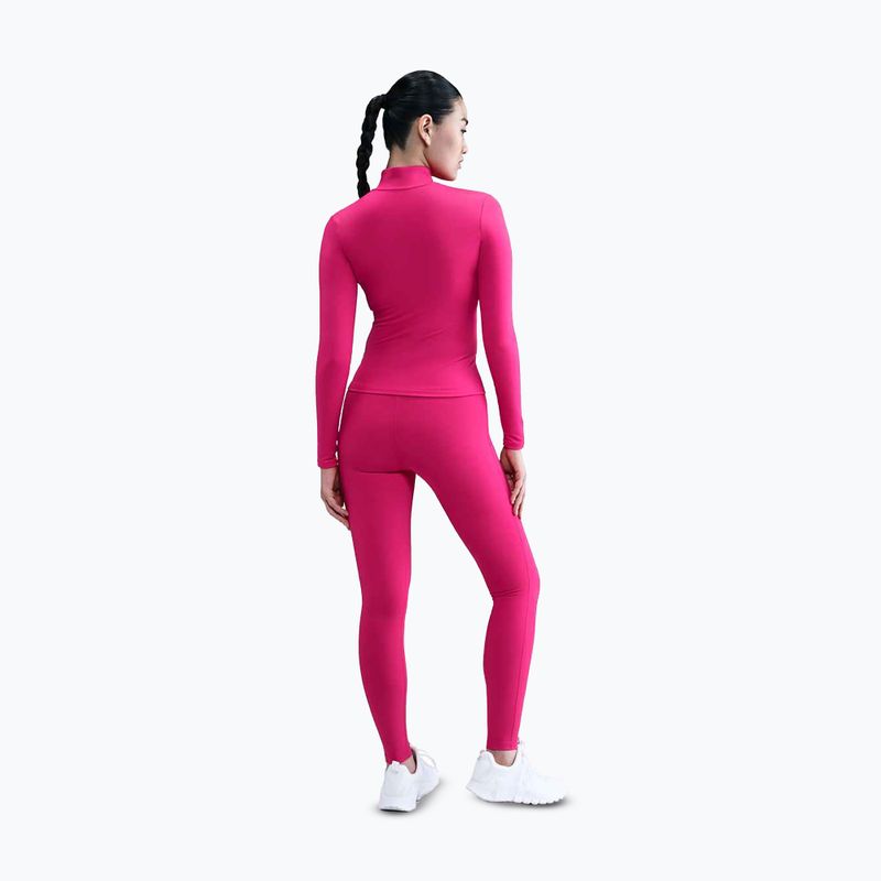 Dámske legíny Nike One Seamless Front rush pink/white 4