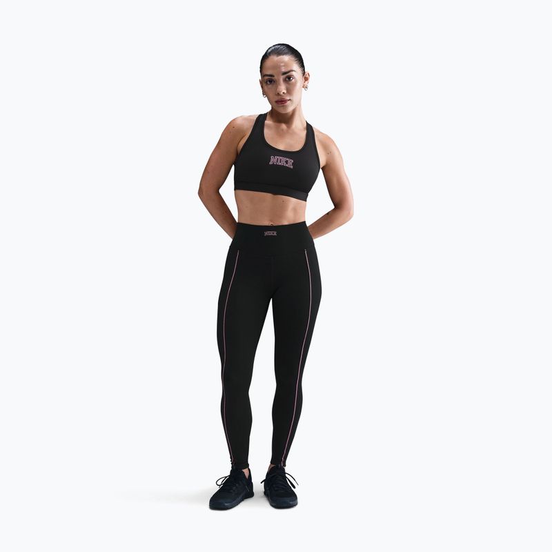 Fitness podprsenka Nike Swoosh Medium Support black 2
