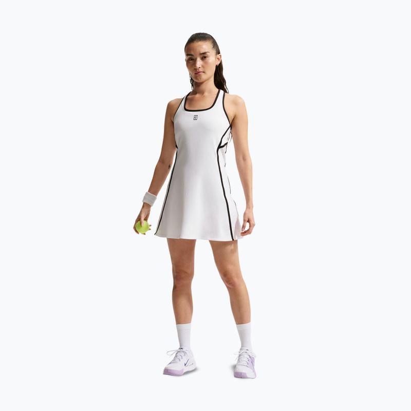 Šaty Nike Court Advantage white/black
