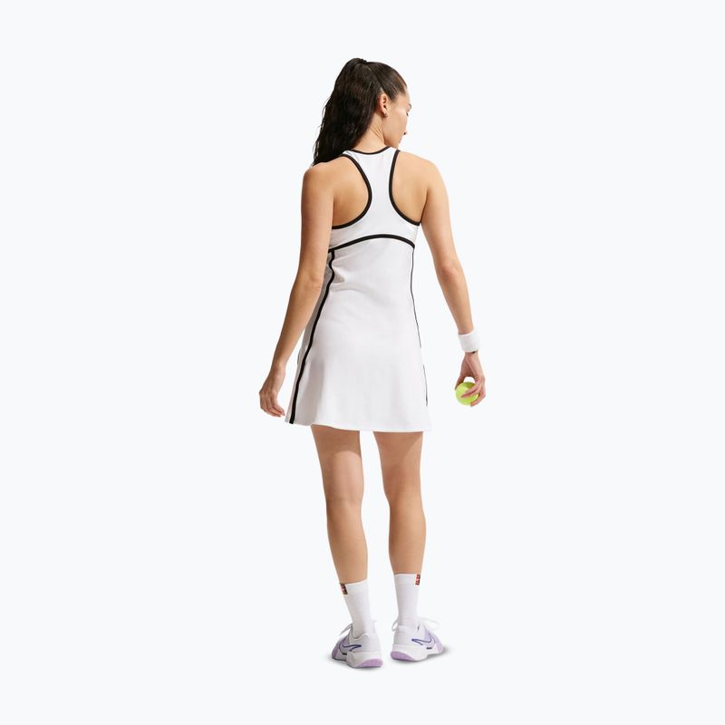 Šaty Nike Court Advantage white/black 2