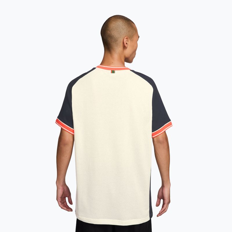 Pánske tenisové tričko Nike Court Heritage sail/dark obsidian 2