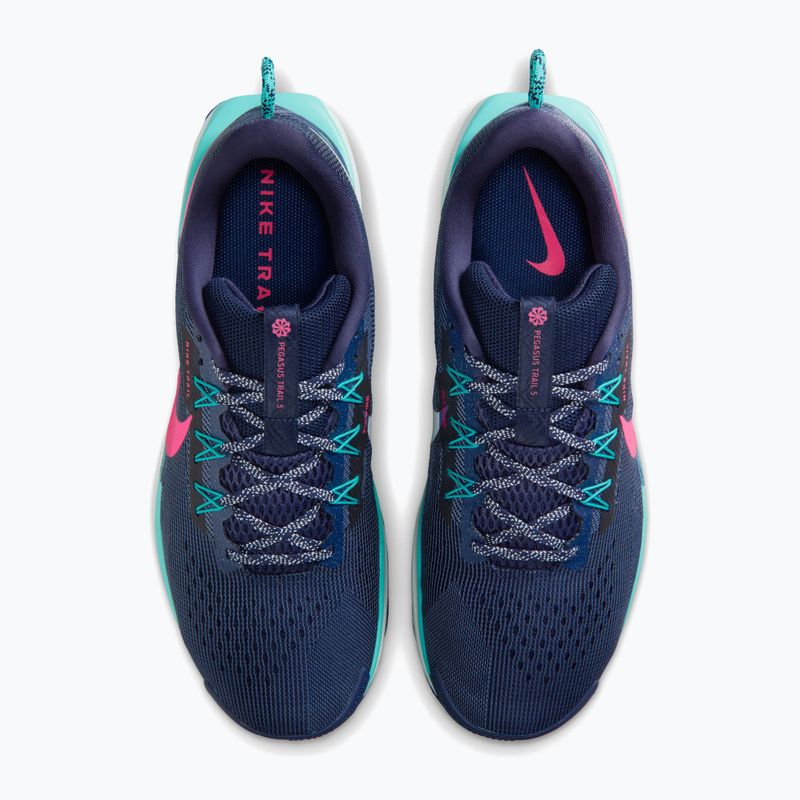 Pánske bežecké topánky Nike Pegasus Trail 5 midnight navy/dusty cactus/hyper pink 3