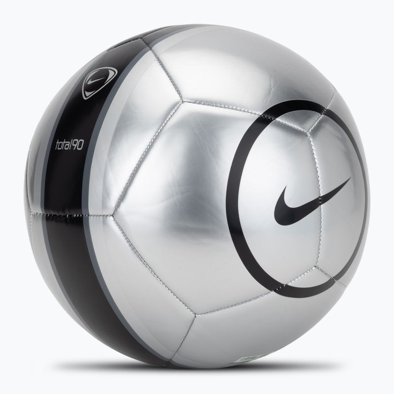 Futbalová lopta Nike Academy T90 Metallic '26 metallic silver/black/black veľkosť 5 2