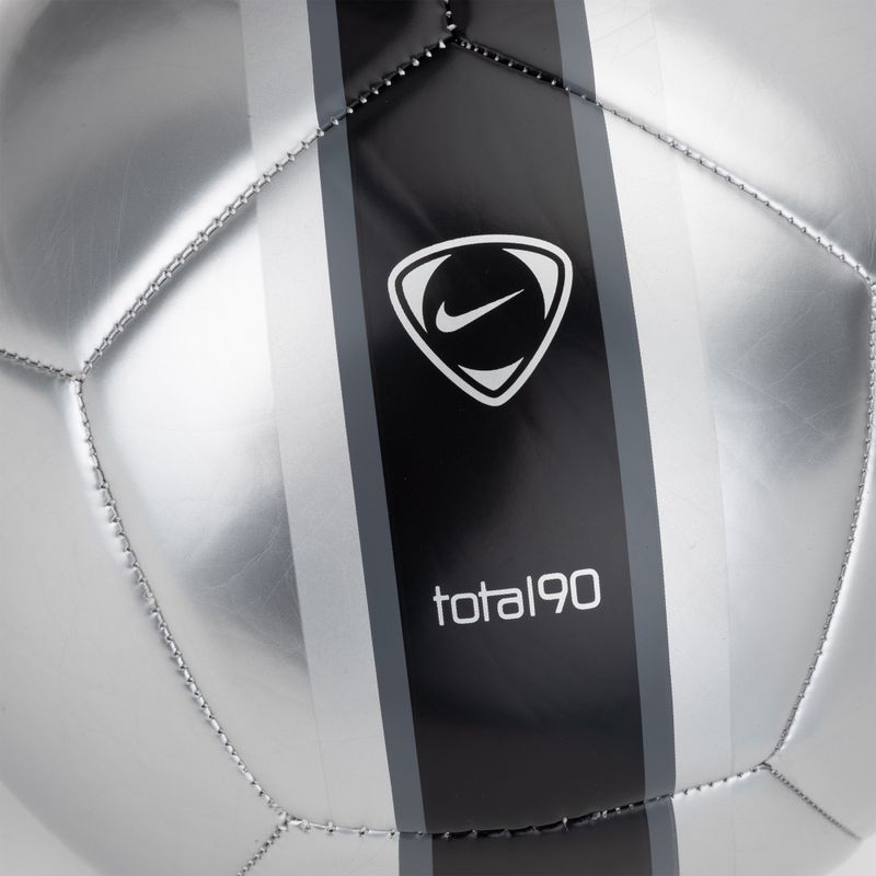 Futbalová lopta Nike Academy T90 Metallic '26 metallic silver/black/black veľkosť 5 3