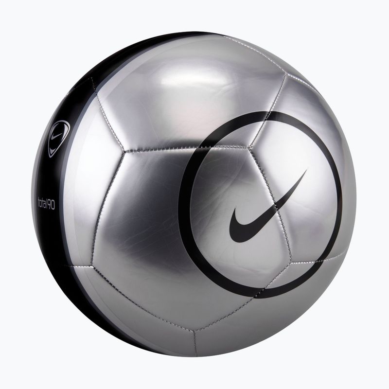 Futbalová lopta Nike Academy T90 Metallic '26 metallic silver/black/black veľkosť 5 2