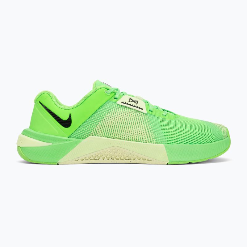 Pánske topánky na vzpieranie Nike Metcon 10 green strike/light liquid lime/black 2