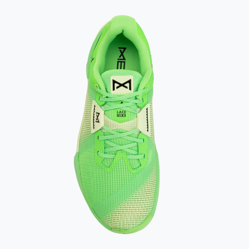 Pánske topánky na vzpieranie Nike Metcon 10 green strike/light liquid lime/black 5