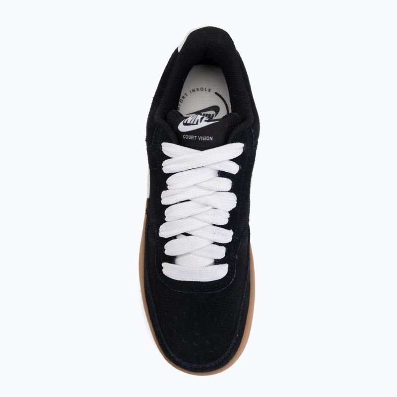 Pánske topánky Nike Court Vision Low FL black/gum med brown/white 5