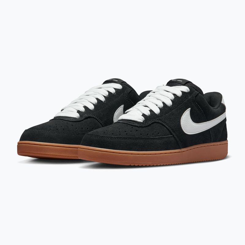 Pánske topánky Nike Court Vision Low FL black/gum med brown/white 3