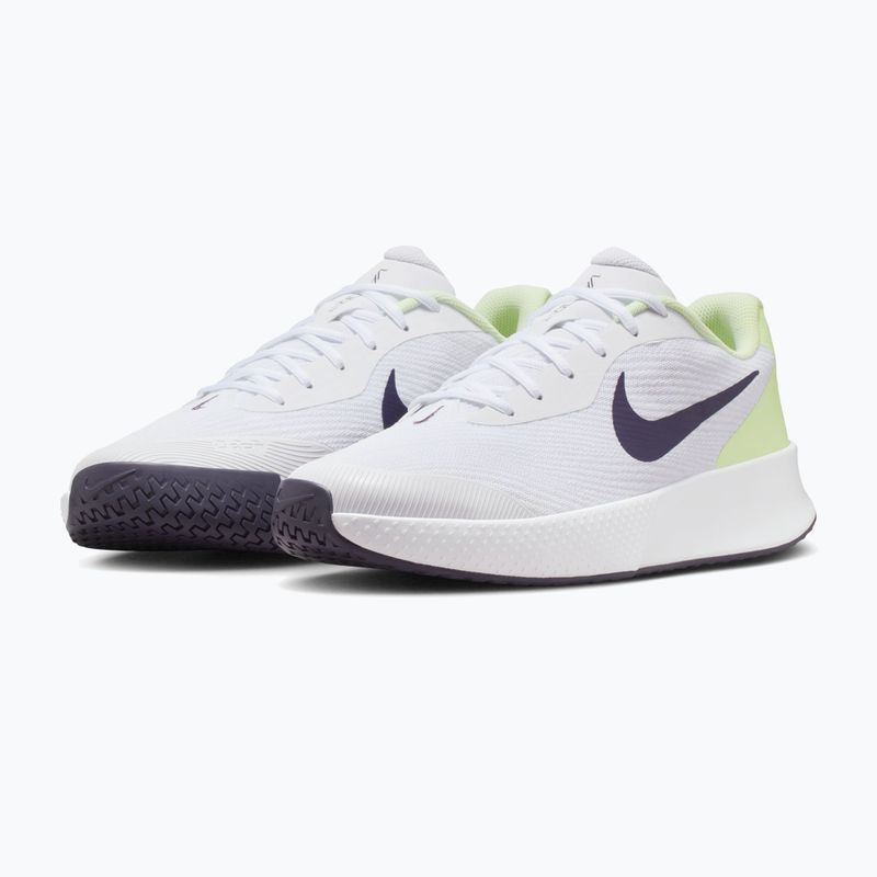 Pánske tenisové topánky Nike Vapor Lite 3 white/volt tint/dark raisin 3