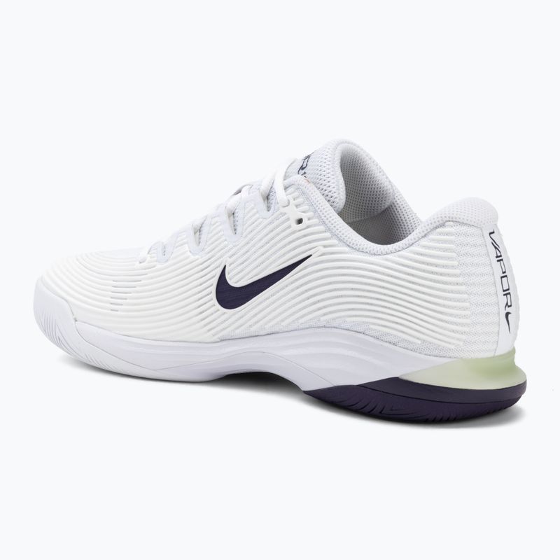 Pánske tenisové topánky Nike Vapor 12 white/volt tint/dark raisin 3