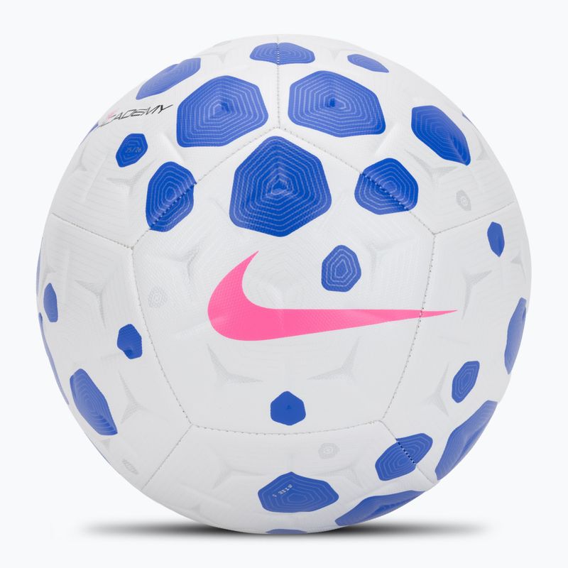 Futbalová lopta Nike Academy white/racer blue/pink blast veľkosť 5