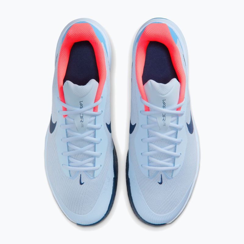 Pánske tenisové topánky Nike Vapor Lite 3 Hydrogen Blue/Hot Lava/Midnight Navy 5