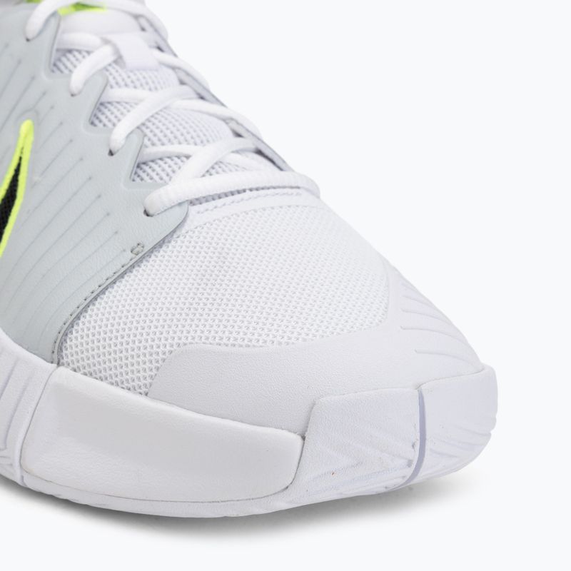 Pánske tenisové topánky Nike GP Challenge Pro white/pure platinum/volt/black 7