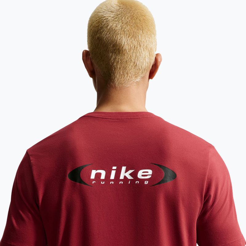 Pánske bežecké tričko Nike Retro Run Dri-Fit team crimson 4