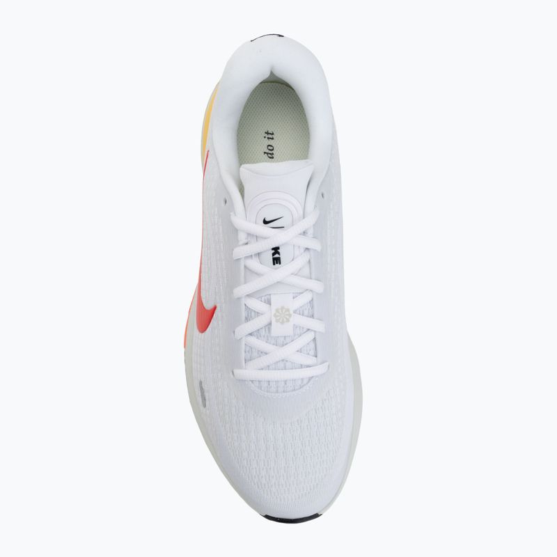 Pánske bežecké topánky NikeJourney Run white/spruce aura/bright crimson 5