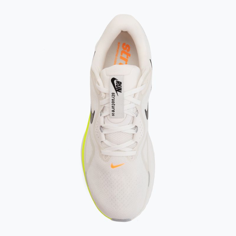 Pánske bežecké topánky Nike Structure 26 summit white/volt/total orange/black 5