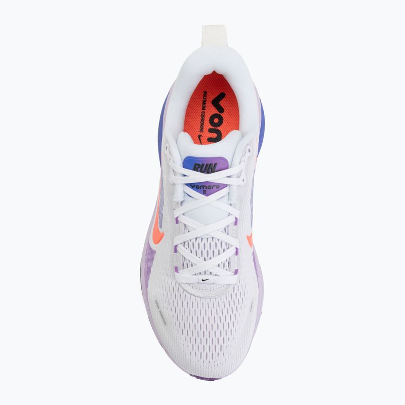 Dámske bežecké topánky Nike Vomero 18 white/violet mist/sapphire/hot lava 5