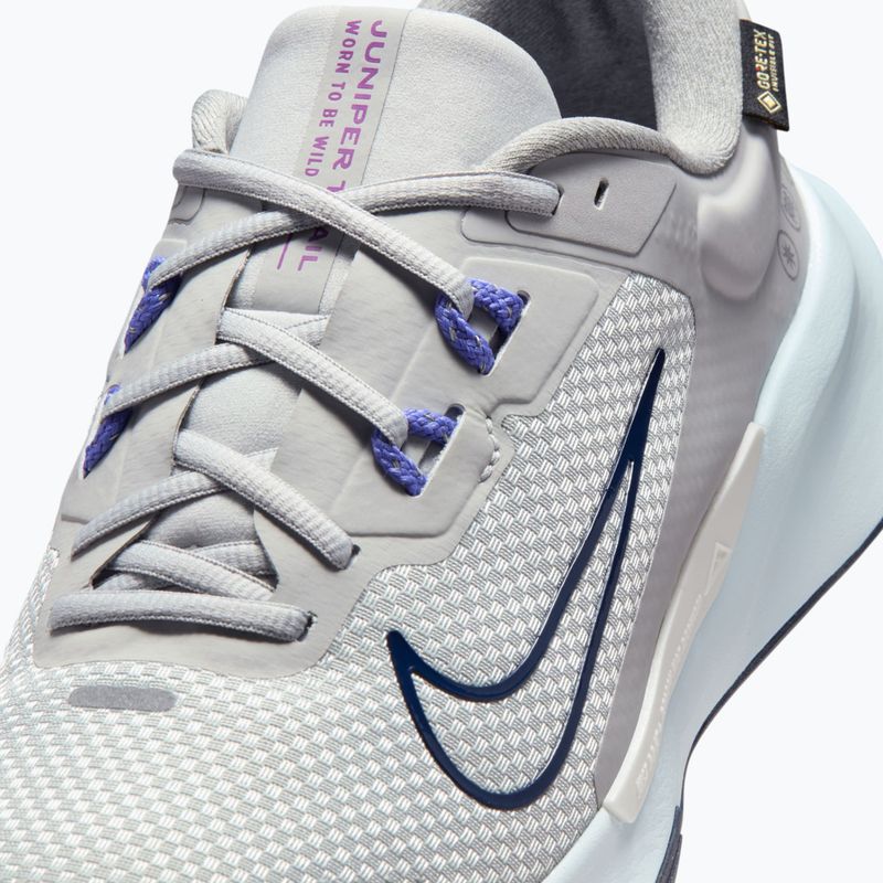 Pánska bežecká obuv Nike Juniper Trail 2 GORE-TEX grey fog/sapphire/midnight navy 8