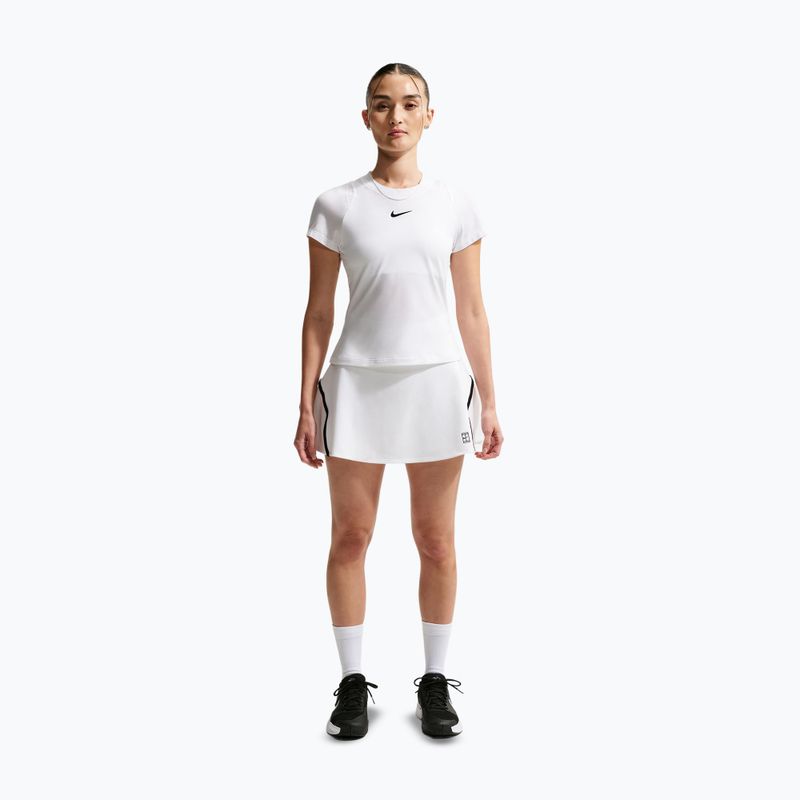 Tenisová sukňa Nike Court Advantage Dri-Fit High Waisted white/black 2