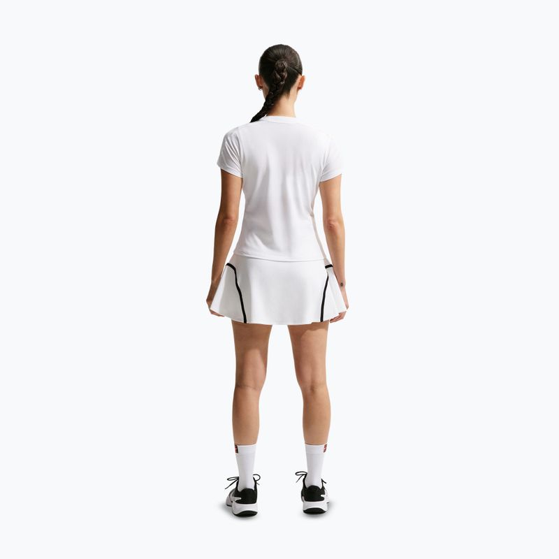 Tenisová sukňa Nike Court Advantage Dri-Fit High Waisted white/black 3
