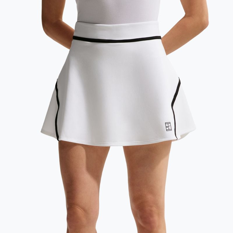 Tenisová sukňa Nike Court Advantage Dri-Fit High Waisted white/black 5