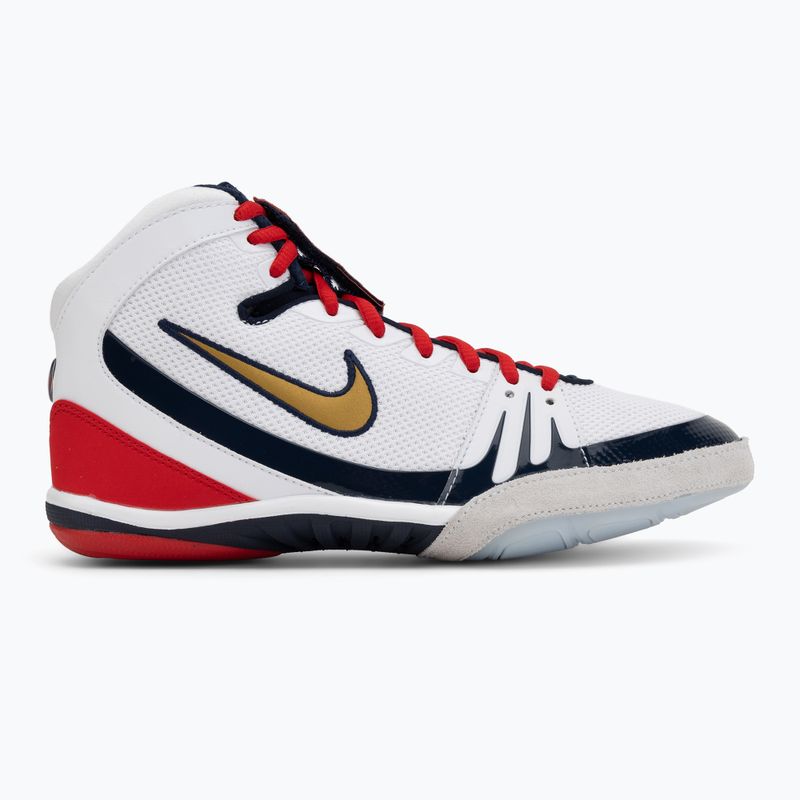 Boxerské topánky Nike Freek SE white/metallic gold/college navy 2