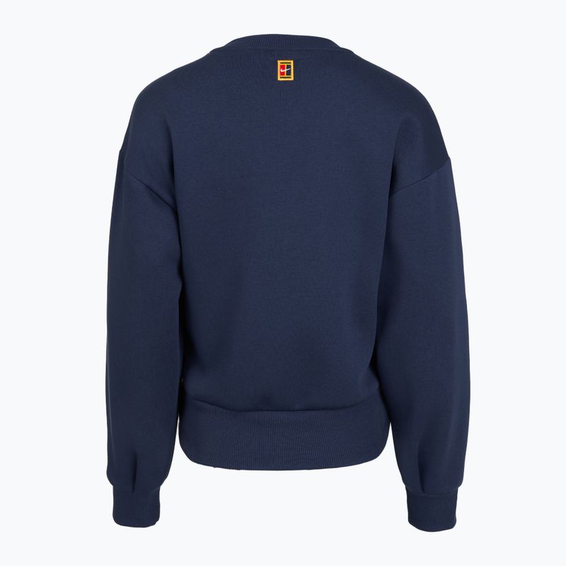 Dámska mikina Nike Court Collection French Terry Crew Neck midnight navy/sail 5