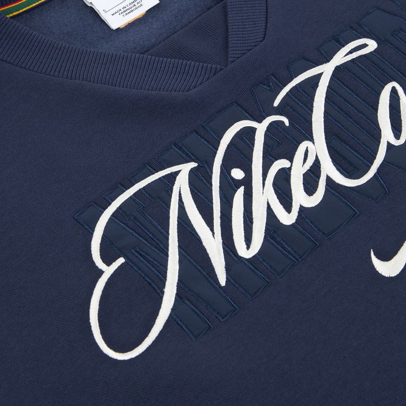 Dámska mikina Nike Court Collection French Terry Crew Neck midnight navy/sail 6