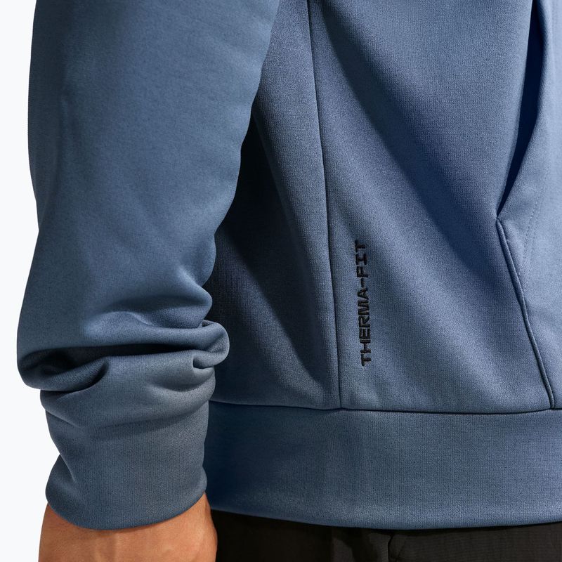 Pánska tréningová mikina Nike Therma Fit Full-Zip diffused blue/diffused blue/black 5