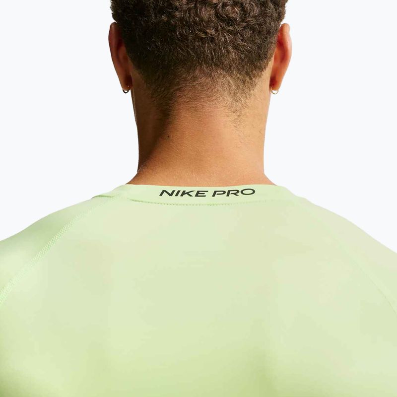 Pánske tréningové tričko s dlhým rukávom Nike Pro Dri-Fit Tight Fitness light liquid lime/black 6