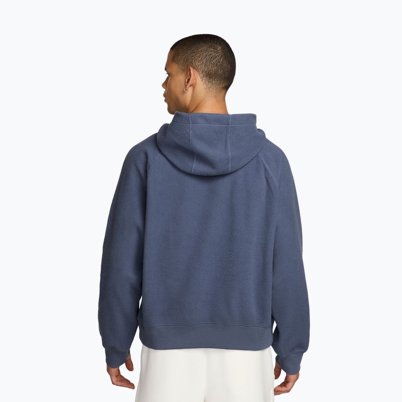 Pánska tréningová mikina Nike Athletic Club Dri-Fit Hoodie diffused blue/diffused blue 2