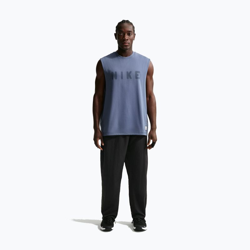 Pánske tréningové tričko Nike Athletic Club Dri-Fit diffused blue/diffused blue 2