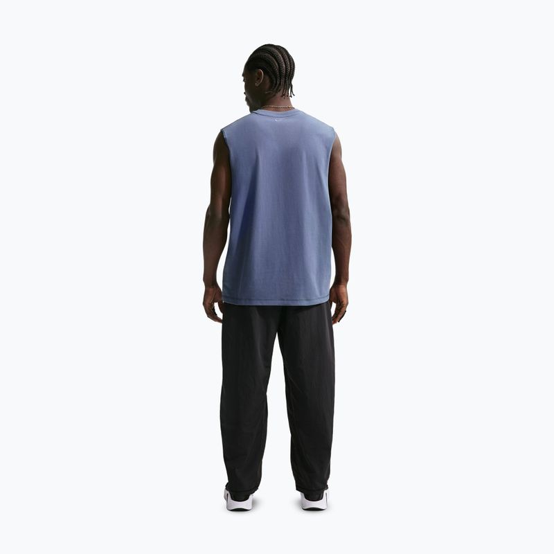Pánske tréningové tričko Nike Athletic Club Dri-Fit diffused blue/diffused blue 3