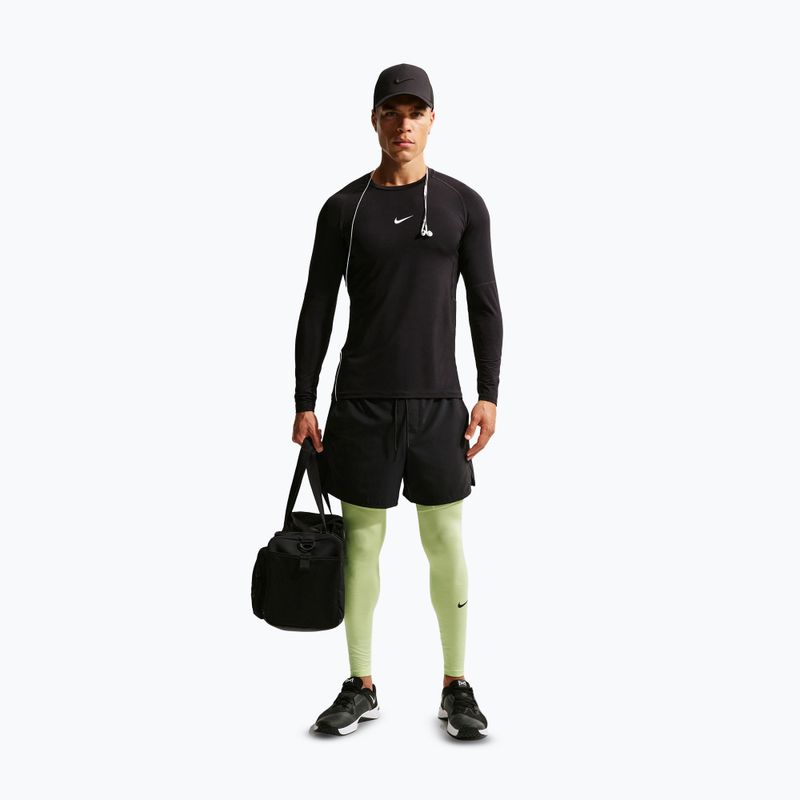 Pánske tréningové legíny Nike Pro Dri-Fit Tight Fitness light liquid lime/black 2