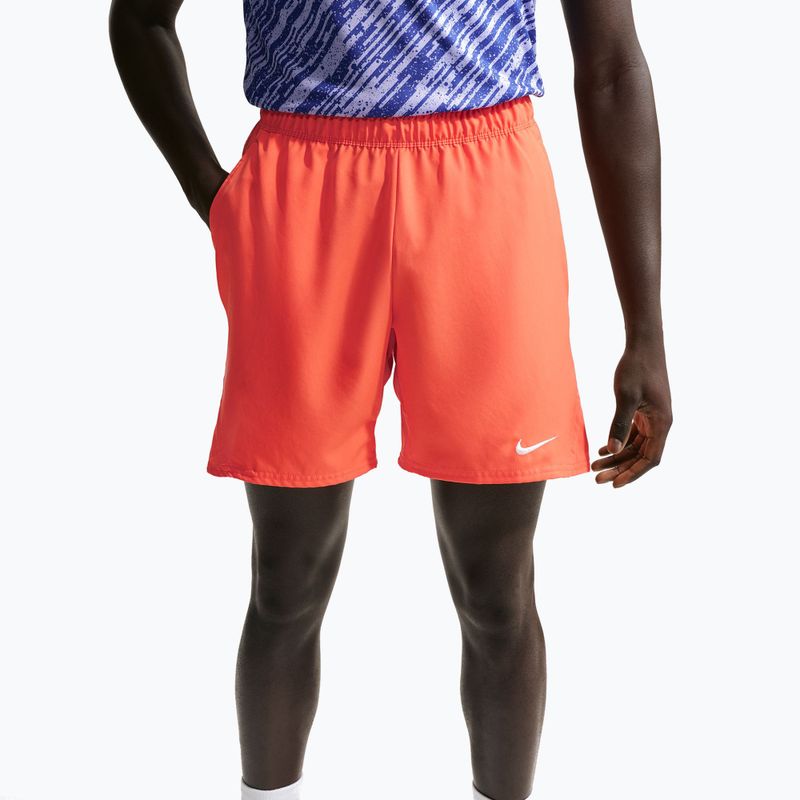 Pánske tenisové šortky Nike Court Dri-Fit Victory 7" turf orange/white 2