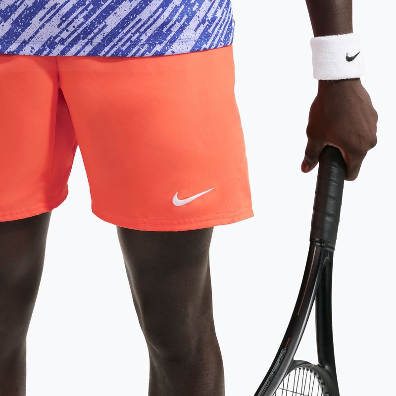 Pánske tenisové šortky Nike Court Dri-Fit Victory 7" turf orange/white 6