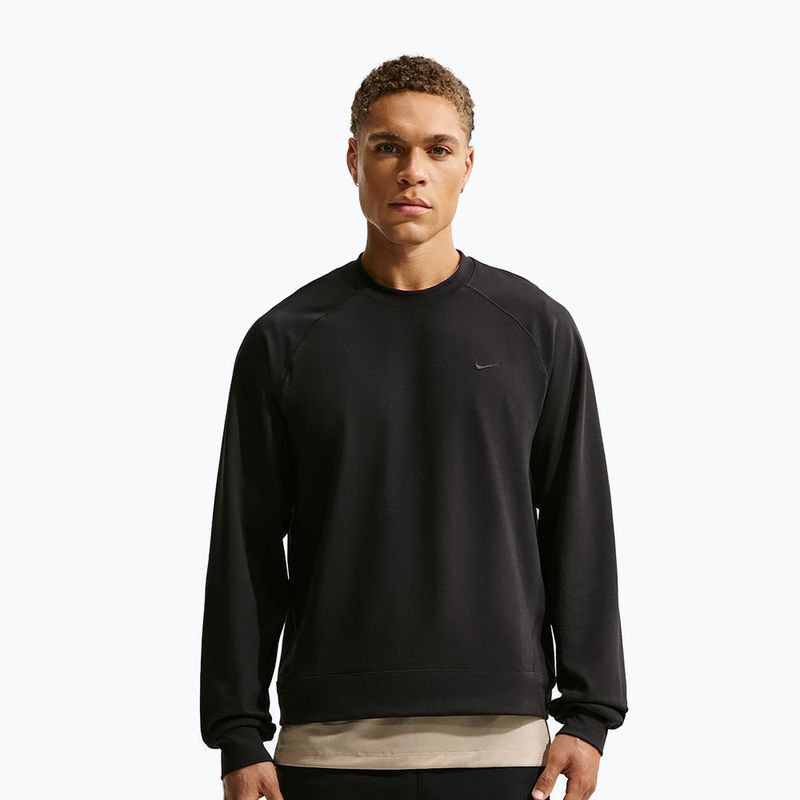 Pánske tričko longsleeve Nike Primary NanoKnit black/black
