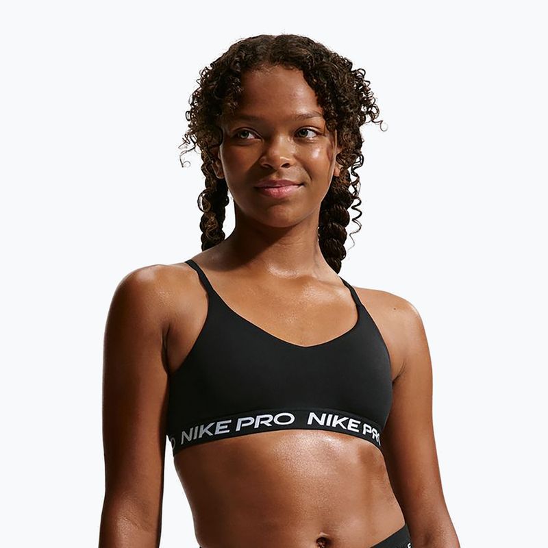 Dievčenská podprsenka Nike Pro Indy čierna