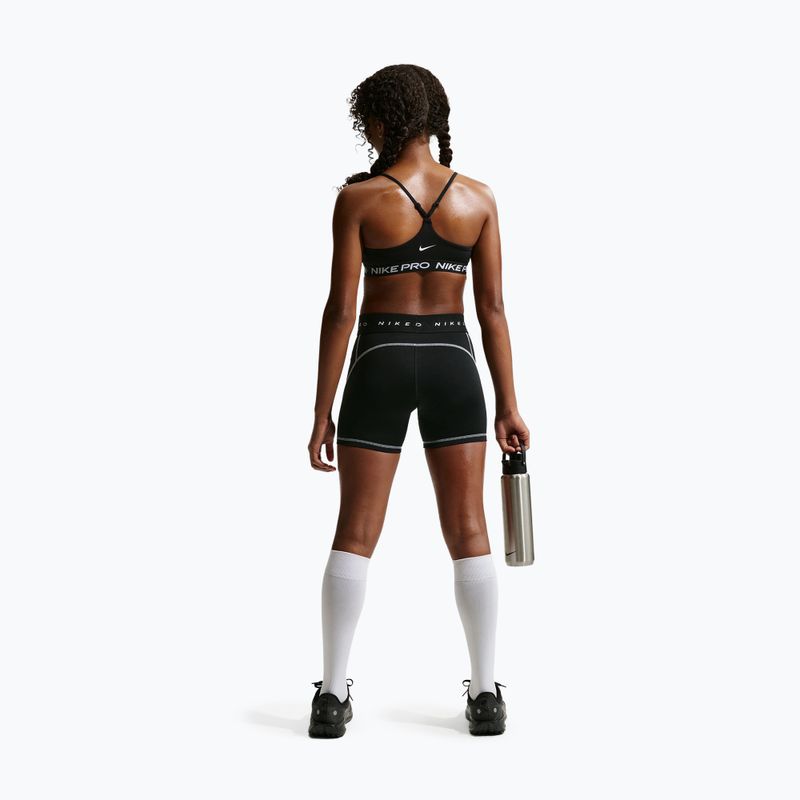 Dievčenská podprsenka Nike Pro Indy čierna 3