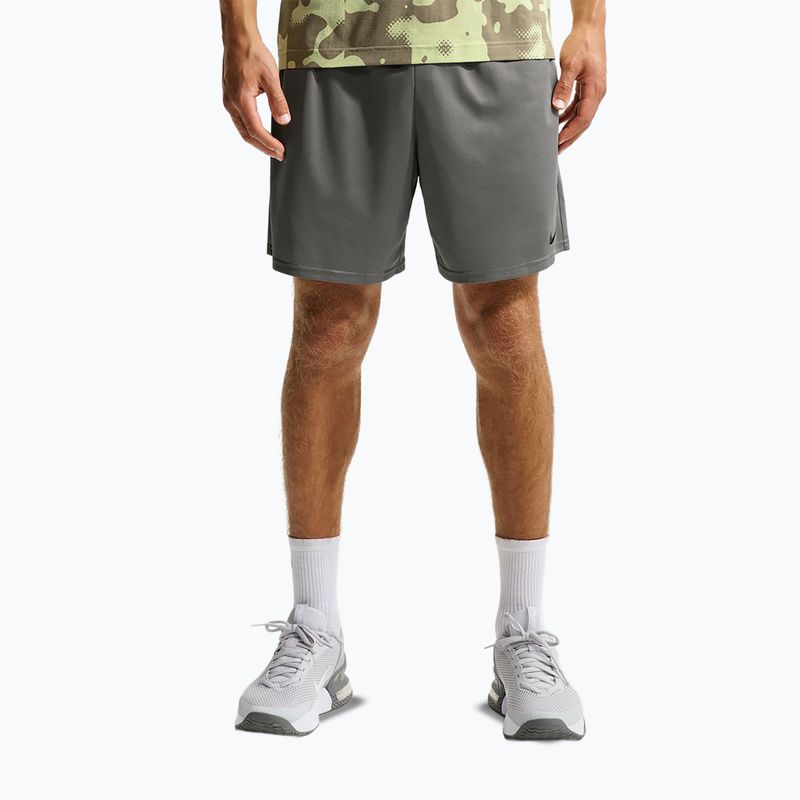 Pánske tréninkové šortky Nike Flex smoke grey/black